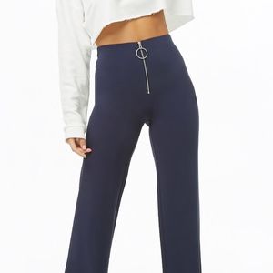 NWT💙 Forever21 High-Rise Pull Ring Pants